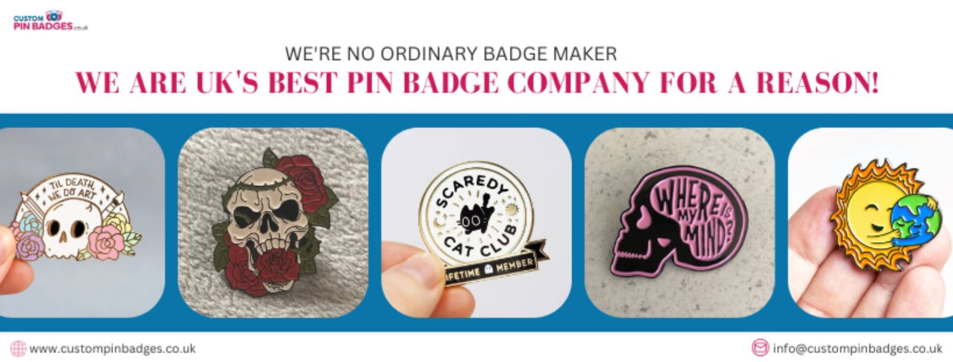 Top Quality Custom Made Pin Badges in UK